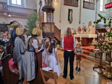 Fronleichnam 2025 St.Peter in der Au, 19.06.2025 Fronleichnamsfest in der Pfarre St.Peter mit Ffr. Alexander Fischer. (Ehrenamtliche,...