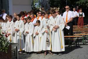 Frohnleichnam 2019 in Haag Ministranten