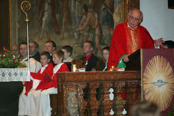 Firmung Seitenstetten 2006 Prälat Rudolf Gilbert Vogt
