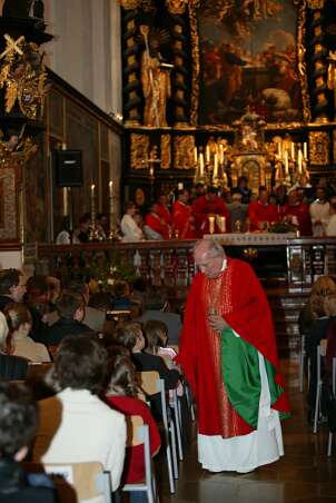 Firmung Seitenstetten 2006 Prälat Rudolf Gilbert Vogt