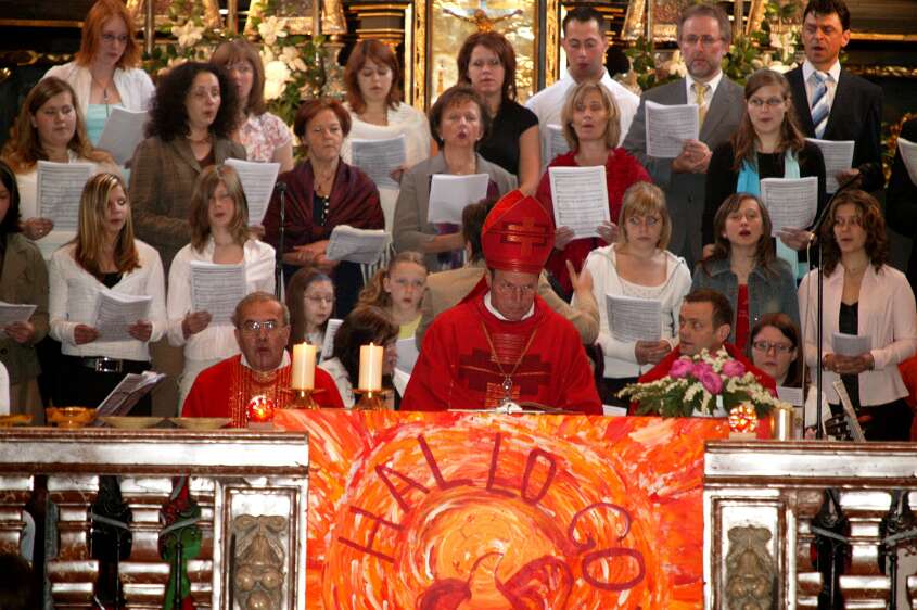 Firmung mit Abt P. Berthold, 8:30h