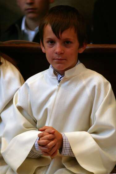 Firmung mit Abt P. Berthold, 8:30h