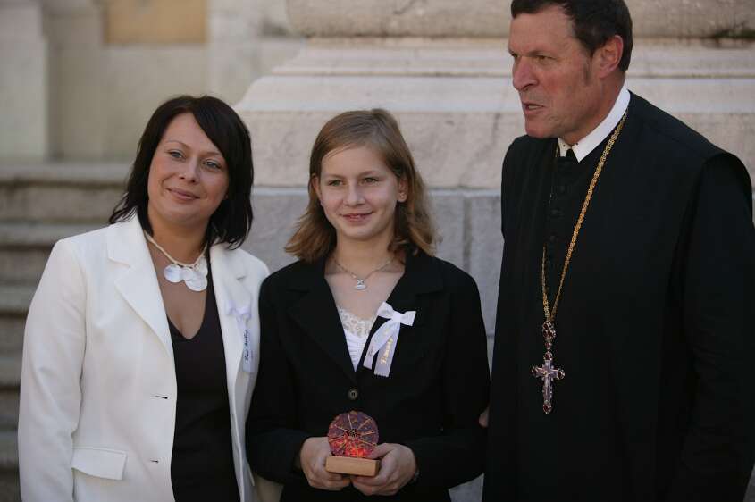 Firmung mit Abt P. Berthold, 8:30h