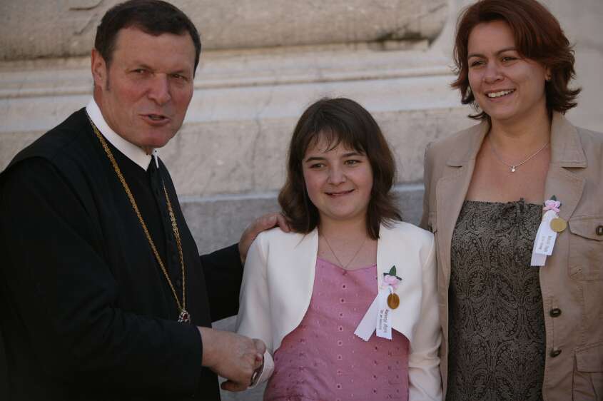 Firmung mit Abt P. Berthold, 8:30h