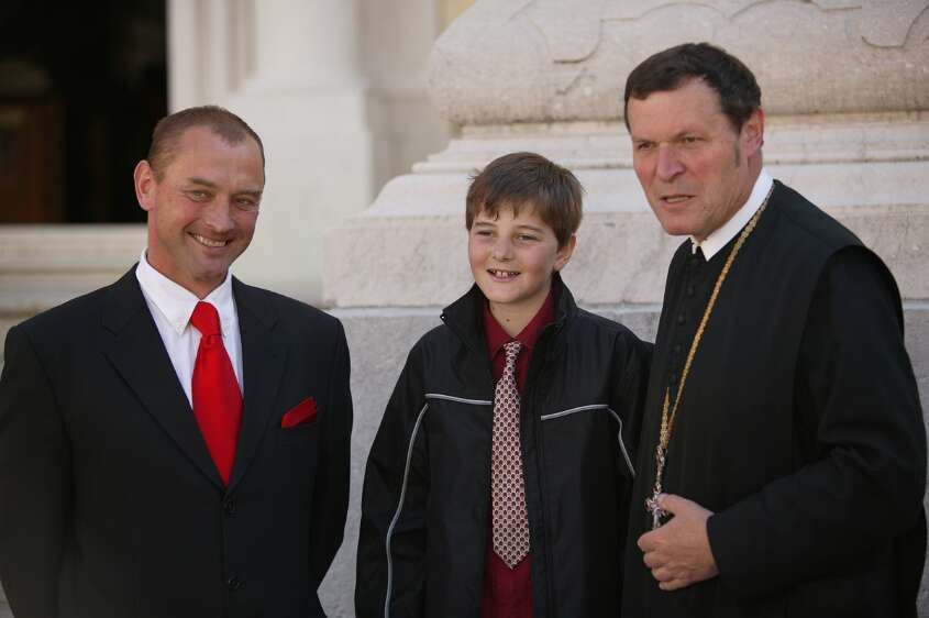 Firmung mit Abt P. Berthold, 8:30h