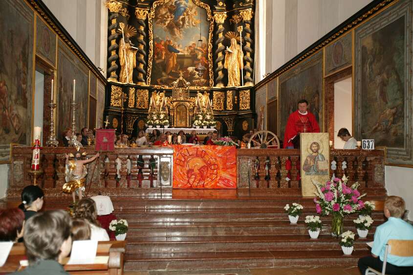 Firmung mit Abt P. Berthold, 8:30h