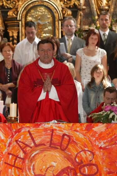 Firmung mit Abt P. Berthold um 10h