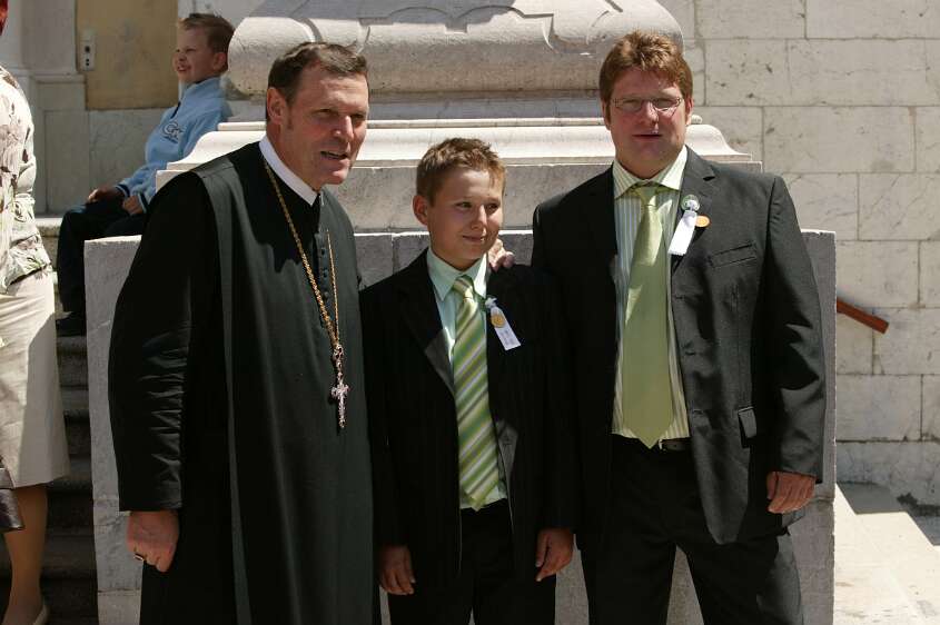 Firmung mit Abt P. Berthold um 10h