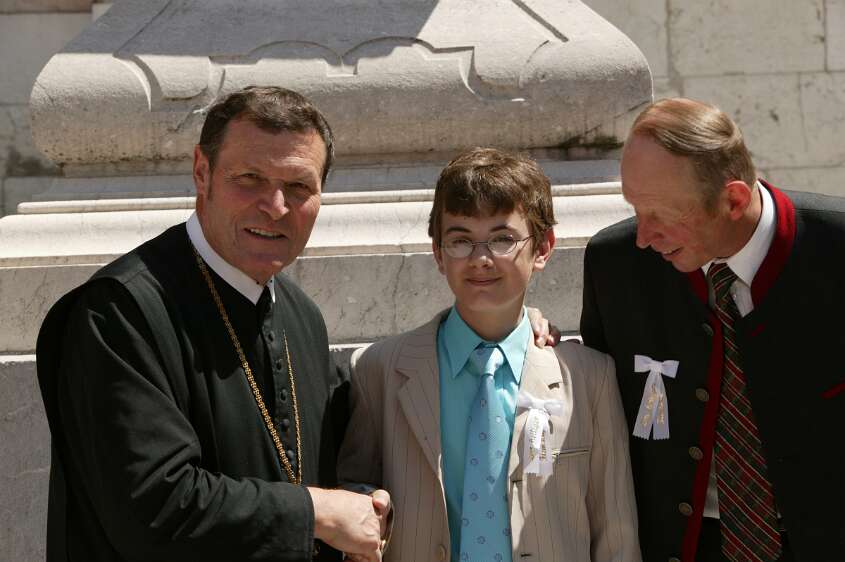 Firmung mit Abt P. Berthold um 10h