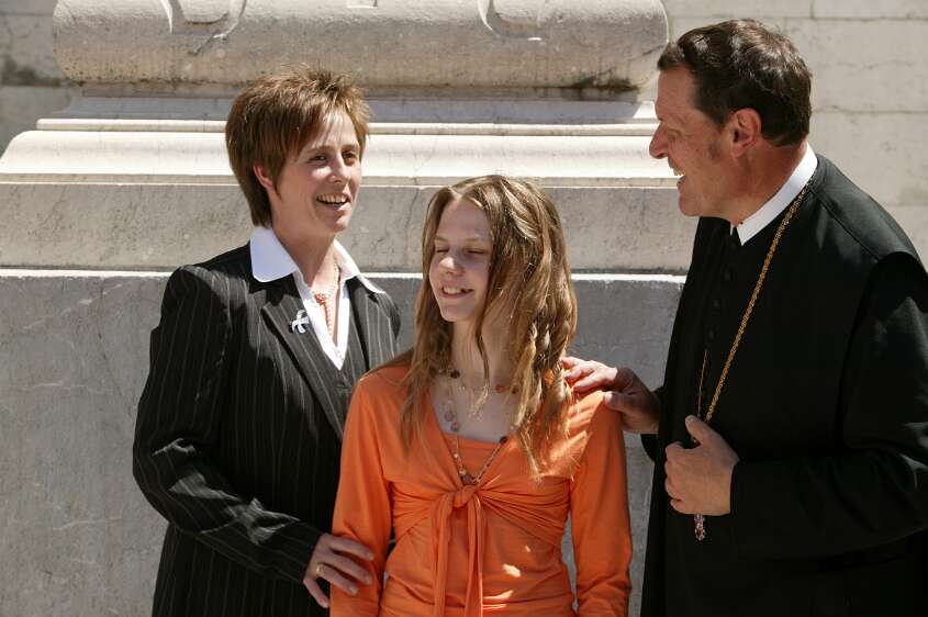 Firmung mit Abt P. Berthold um 10h