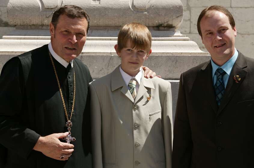 Firmung mit Abt P. Berthold um 10h