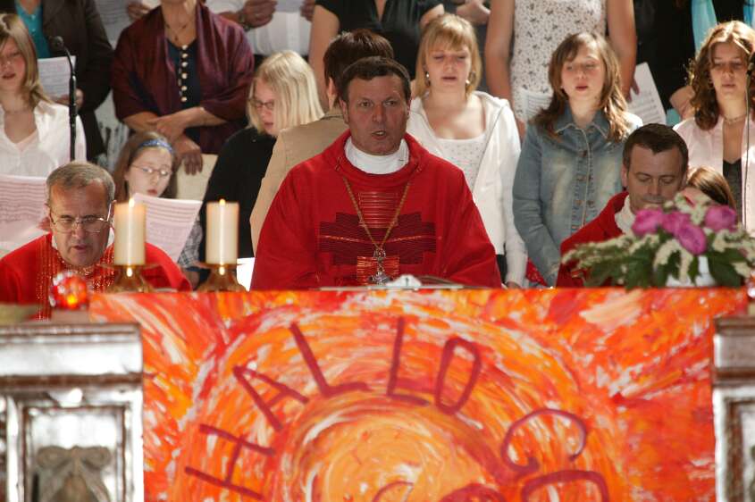 Firmung mit Abt P. Berthold um 10h