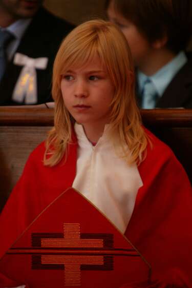 Firmung mit Abt P. Berthold um 10h