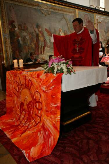 Firmung mit Abt P. Berthold um 10h