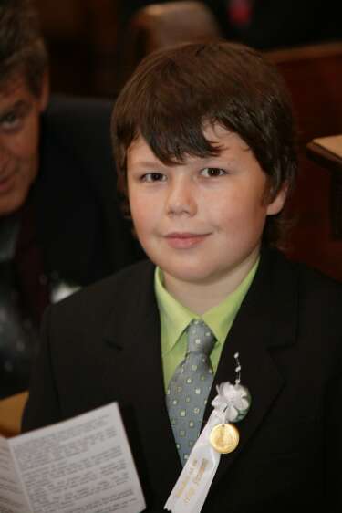 Firmung mit Abt P. Berthold und Prälat Vögt um 10:30h