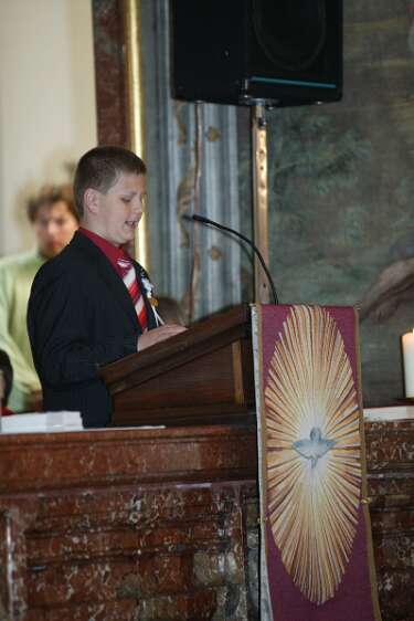 Firmung am 10.05.2008 mit den Äbten Heigl und Ellegast