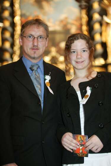 Firmung am 10.05.2008 mit den Äbten Heigl und Ellegast