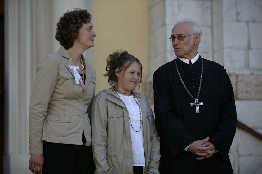 Firmung am 10.05.2008 mit den Äbten Heigl und Ellegast