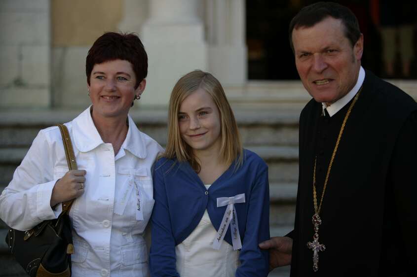 Firmung am 10.05.2008 mit den Äbten Heigl und Ellegast