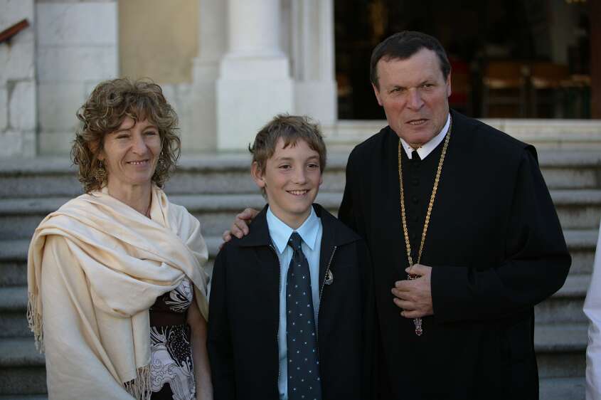 Firmung am 10.05.2008 mit den Äbten Heigl und Ellegast