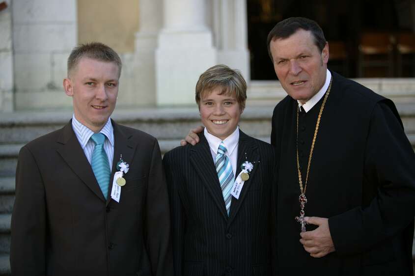 Firmung am 10.05.2008 mit den Äbten Heigl und Ellegast