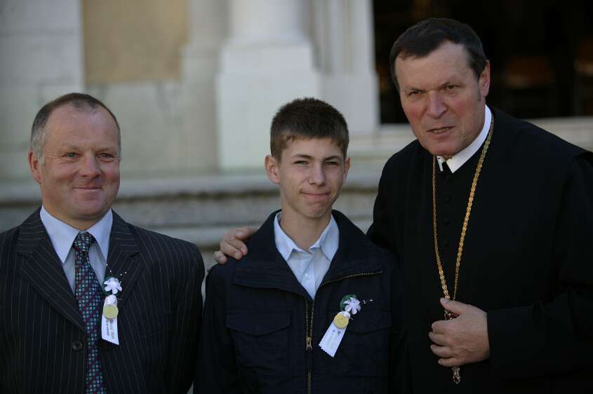 Firmung am 10.05.2008 mit den Äbten Heigl und Ellegast