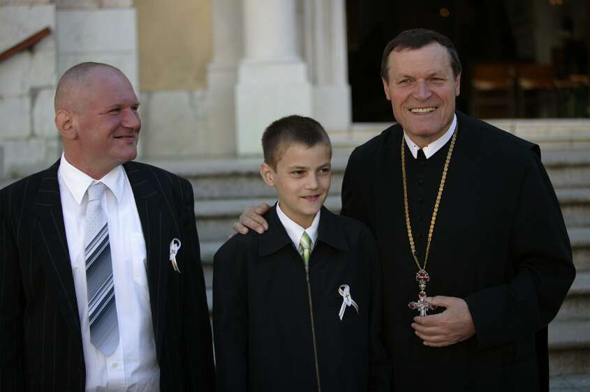 Firmung am 10.05.2008 mit den Äbten Heigl und Ellegast