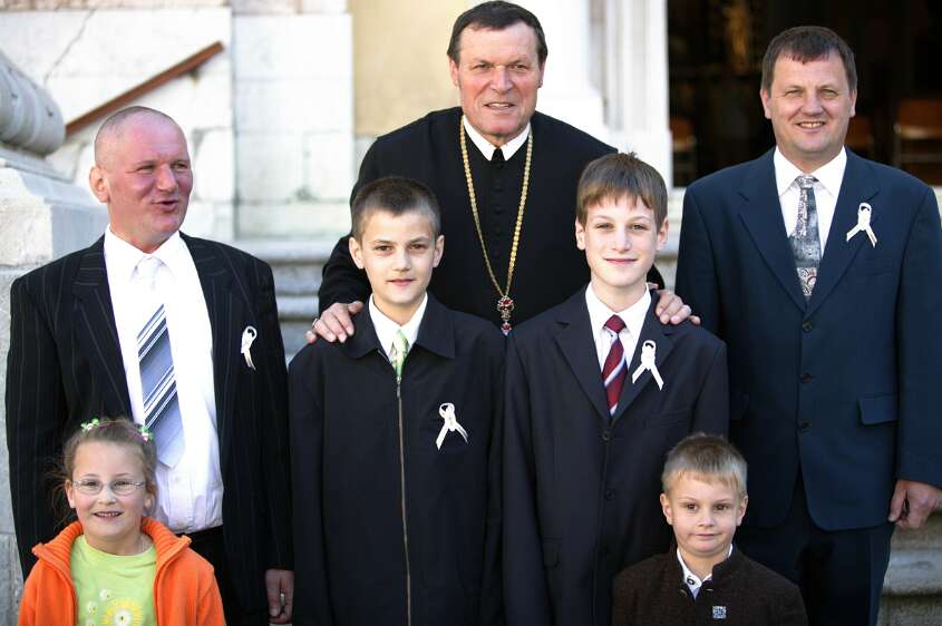 Firmung am 10.05.2008 mit den Äbten Heigl und Ellegast