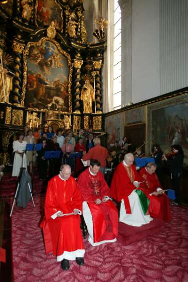 Firmung am 10.05.2008 mit den Äbten Heigl und Ellegast