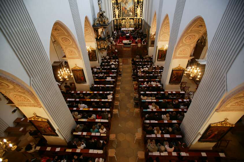 Firmung am 10.05.2008 mit den Äbten Heigl und Ellegast