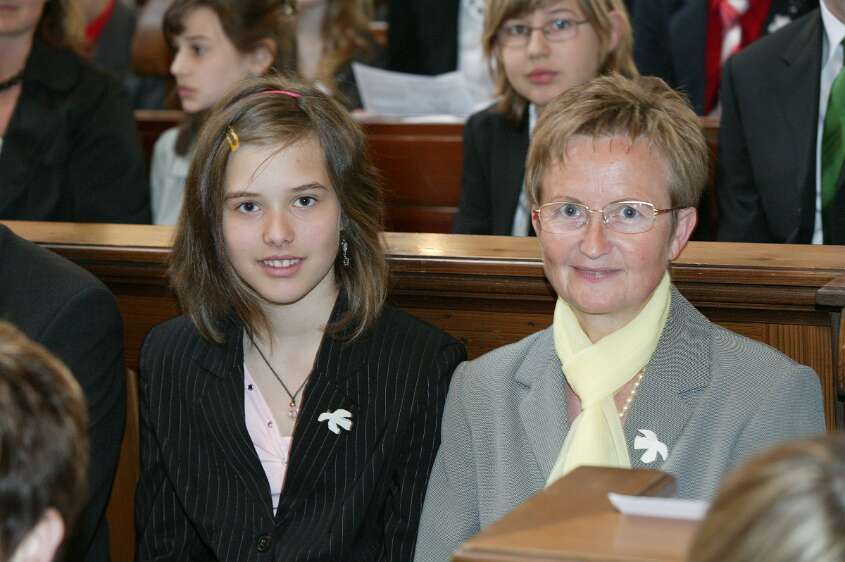 Firmung am 10.05.2008 mit den Äbten Heigl und Ellegast