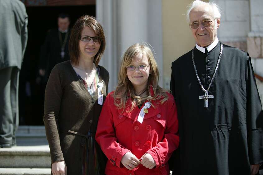 Firmung am 10.05.2008 mit den Äbten Heigl und Ellegast