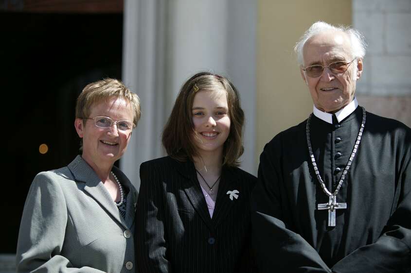 Firmung am 10.05.2008 mit den Äbten Heigl und Ellegast