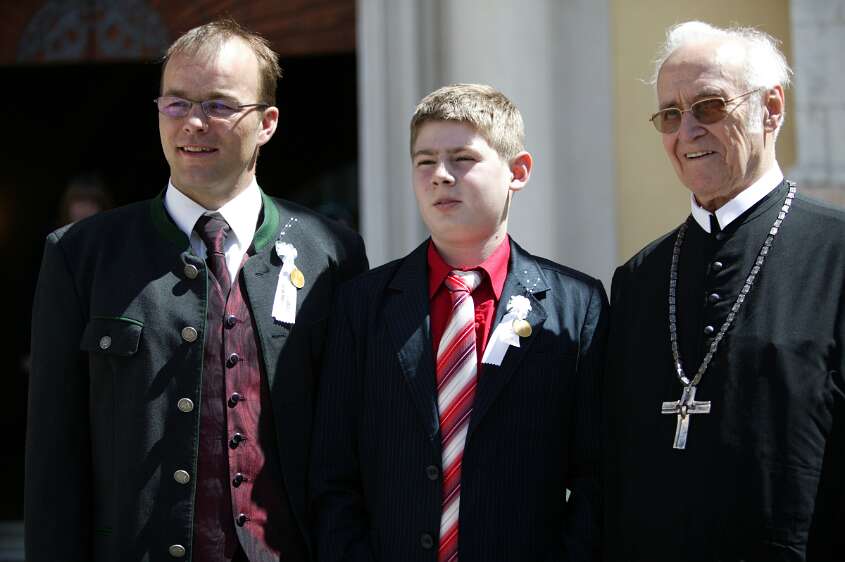 Firmung am 10.05.2008 mit den Äbten Heigl und Ellegast