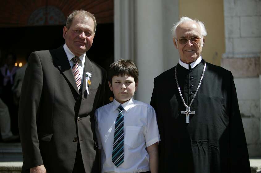 Firmung am 10.05.2008 mit den Äbten Heigl und Ellegast