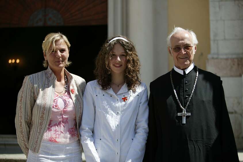 Firmung am 10.05.2008 mit den Äbten Heigl und Ellegast