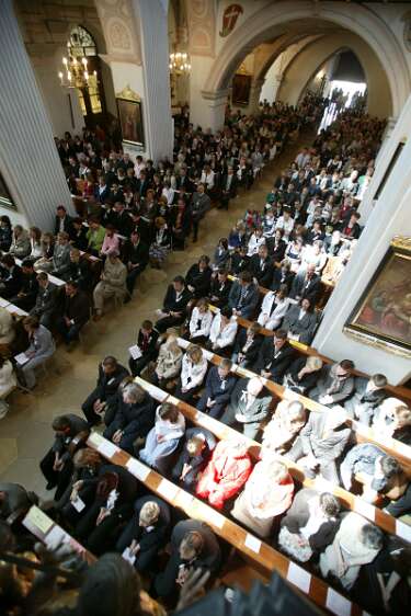 Firmung am 10.05.2008 mit den Äbten Heigl und Ellegast