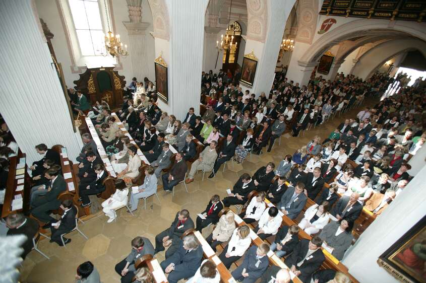 Firmung am 10.05.2008 mit den Äbten Heigl und Ellegast