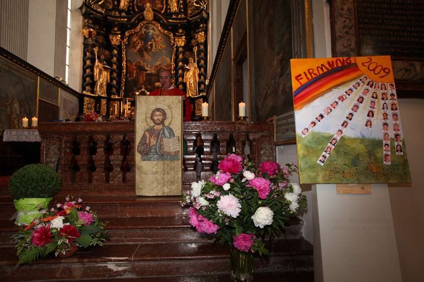 Firmung f�r Angeh�rige der Pfarre Seitenstetten