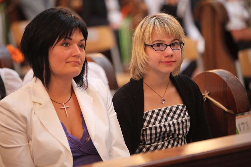 Firmung f�r Angeh�rige der Pfarre Seitenstetten