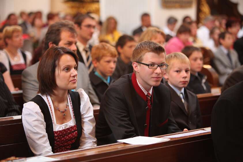 Firmung f�r Angeh�rige der Pfarre Seitenstetten