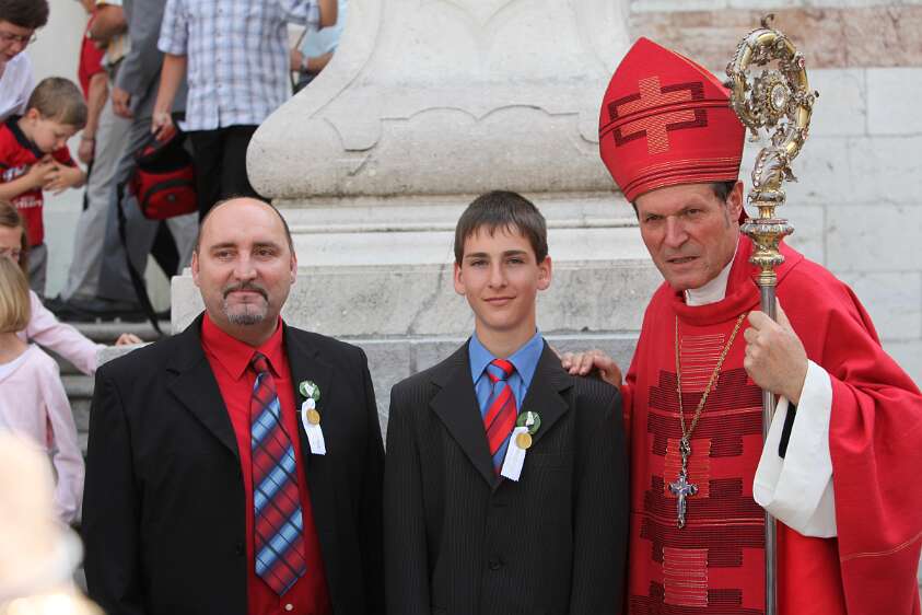 Firmung f�r Angeh�rige der Pfarre Seitenstetten