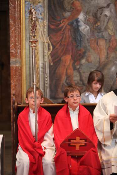 Firmung f�r Angeh�rige der Pfarre Seitenstetten