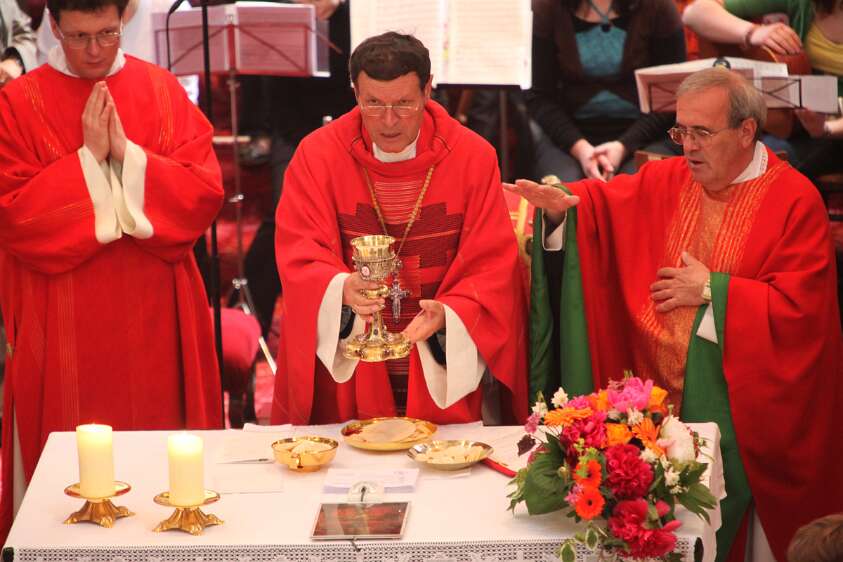 Firmung f�r Angeh�rige der Pfarre Seitenstetten