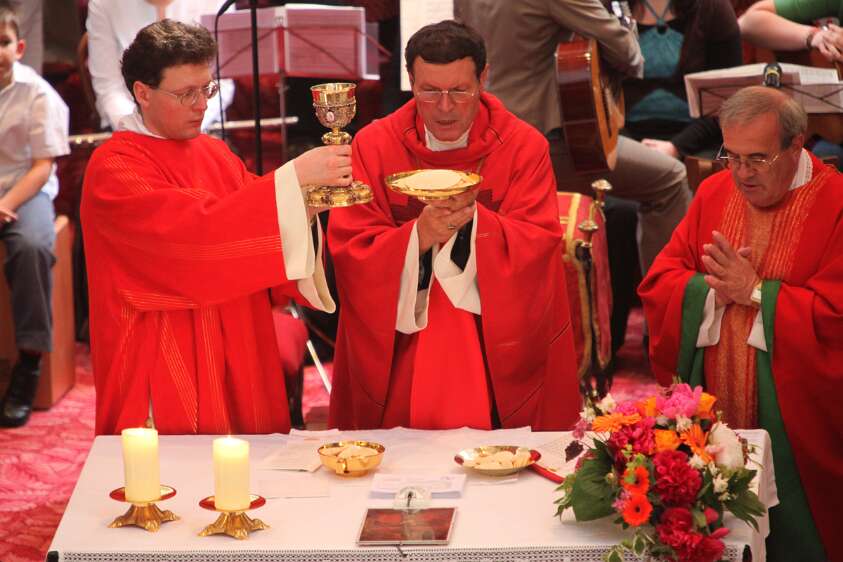 Firmung f�r Angeh�rige der Pfarre Seitenstetten