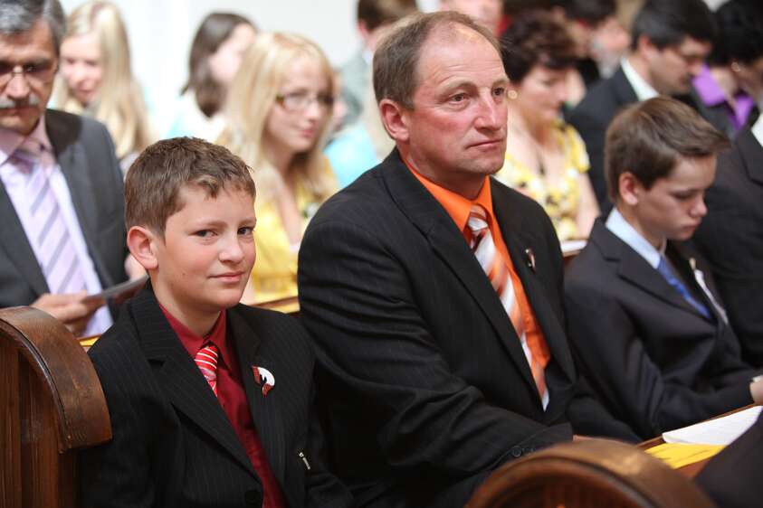 Firmung in Seitenstetten f�r Nachbar-Pfarren