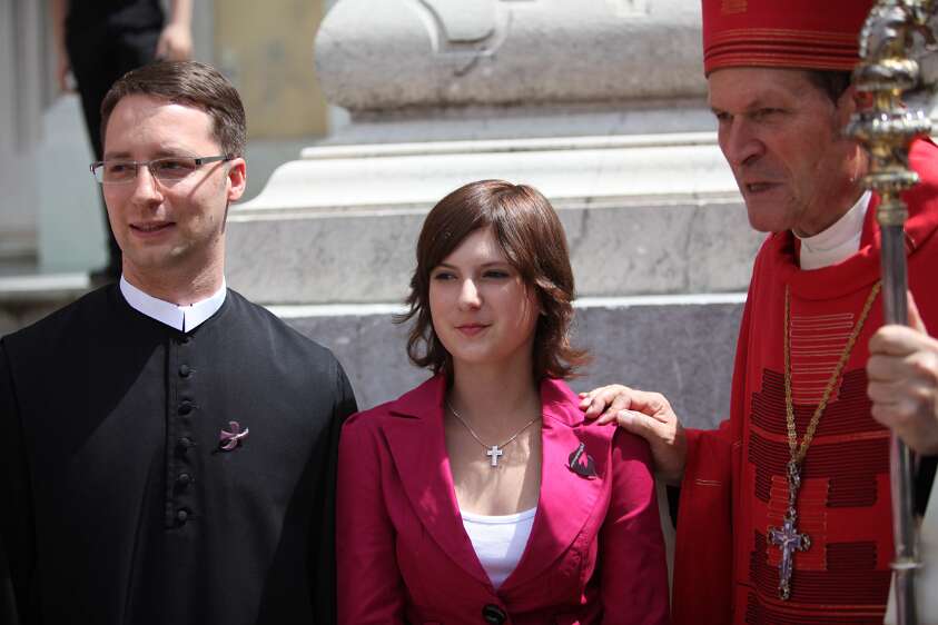 Firmung in Seitenstetten f�r Nachbar-Pfarren