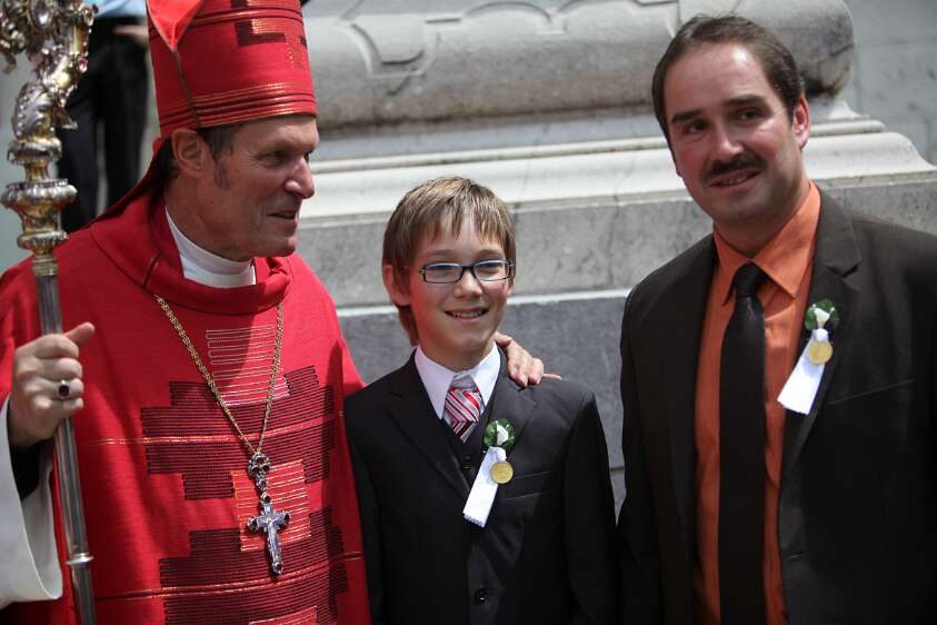 Firmung in Seitenstetten f�r Nachbar-Pfarren