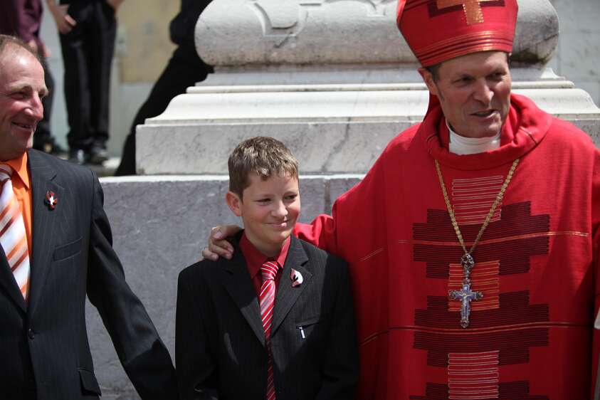 Firmung in Seitenstetten f�r Nachbar-Pfarren