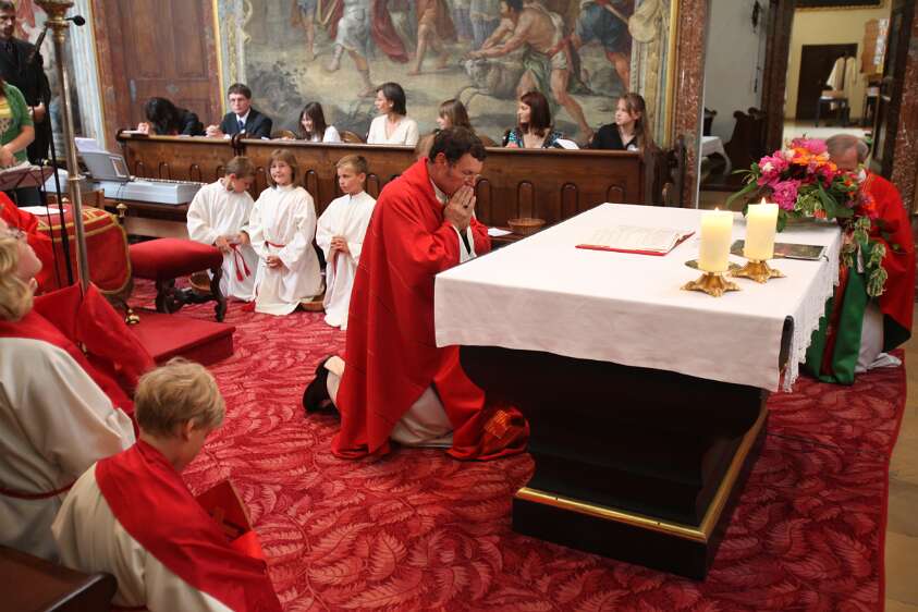 Firmung in Seitenstetten f�r Nachbar-Pfarren